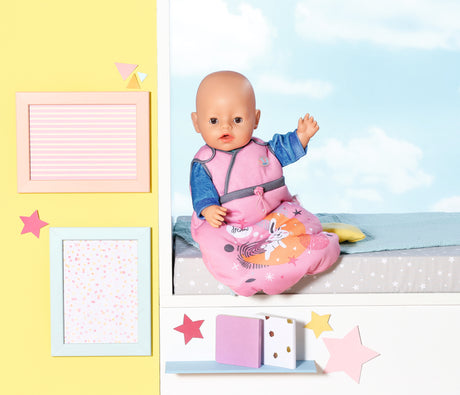 Gigoteuse pour poupon - BABY BORN - Accessoire pour dormir - Pliable - Rose - 38 cm - Des 3 ans