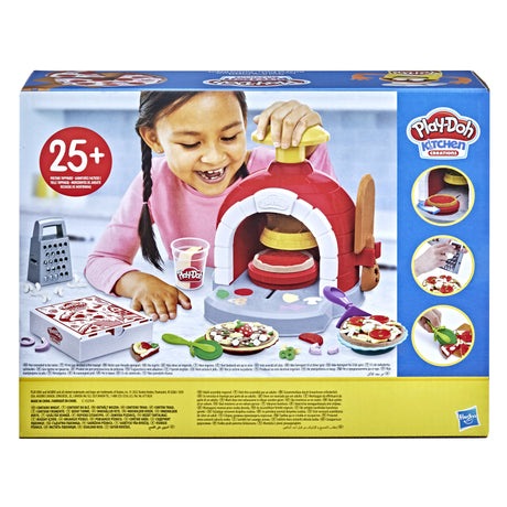 Play-Doh Four a pizza, Pâte a modeler, Machine a café jouet pour enfants des 3 ans, Kitchen Creation