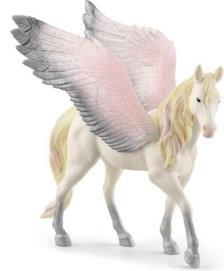 Figurine Pégase Ailée - Avec Ailes et Criniere Brillantes - Figurine Cheval Amusante et Durable - Cadeau pour Enfants a Partir de 5