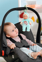 Poupon - BABY BORN - Poupon Ange - 18cm - Hochet intégré - Tout doux - Lavable - Des la naissance - Bleu OU Rose