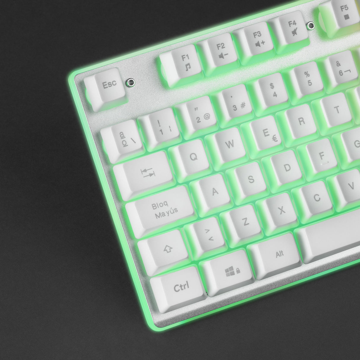 Clavier Gamer Mars Gaming MK220 RGB (Blanc)