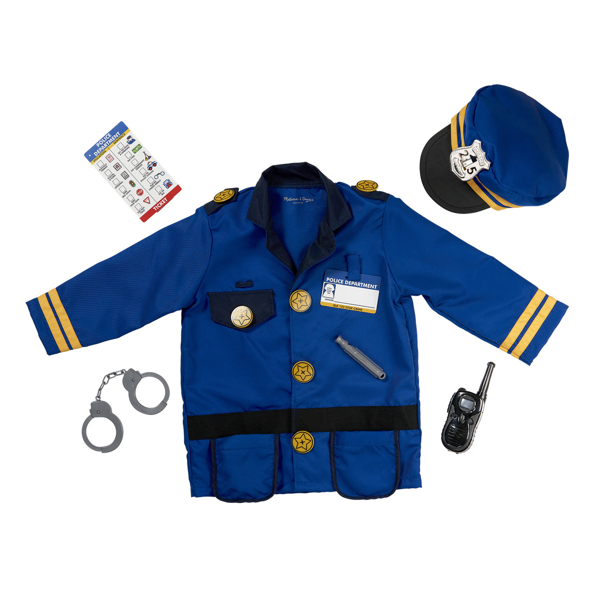 PACK POLICIER COSTUME + ACCESSOIRES Melissa & Doug