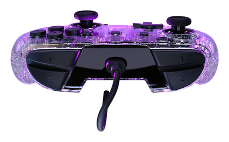 Manette de jeu - Nintendo Switch 2 - Afterglow - RGB - Filaire - Transparent - Turtle Beach