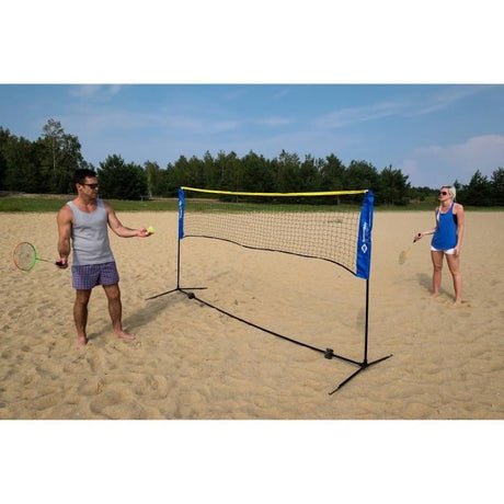 Set de badminton - SCHILDKRÖT - Set complet filet avec poche de rangement / transport - 300 x 155 cm