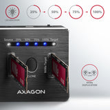Station d'accueil Axagon ADSA-M2C pour 2x NVMe - USB 3.2