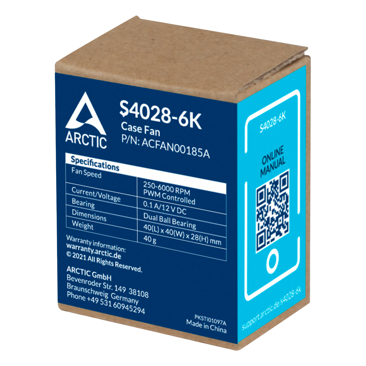 Ventilateur de serveur Arctic S4028-6K - 4cm (Noir)