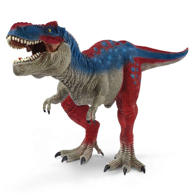 Figurine Tyrannosaure Rex bleu,  Schleich 72155 Dinosaurs, Taille 28 cm, Des 3 ans