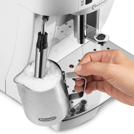 Machine expresso broyeur - De'Longhi - Magnifica S - ECAM22.110.W - 4 recettes - Blanc
