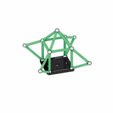 Coffret de construction - GEOMAG - Glow Recycled - 42 pieces - Luminescent - Magnétique - Plastique recyclé