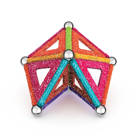 Coffret de construction - GEOMAG - Glitter Panels - 35 pieces - Magnétique - Plastique recyclé