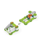 Coffret de construction - GEOMAG - Mechanics Challenge Goal! - 96 pieces - Magnétique - Jeu interactif - Plastique recyclé
