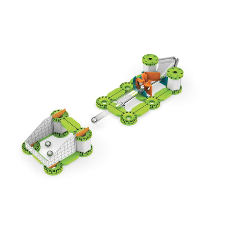 Coffret de construction - GEOMAG - Mechanics Challenge Goal! - 96 pieces - Magnétique - Jeu interactif - Plastique recyclé