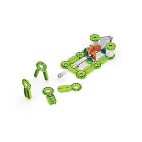 Coffret de construction - GEOMAG - Mechanics Challenge Goal! - 96 pieces - Magnétique - Jeu interactif - Plastique recyclé