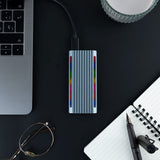 Boitier externe USB-C 3.2 Tooq Shinobi RGB - S-ATA/NVMe M.2 Type 2280 (Gris)