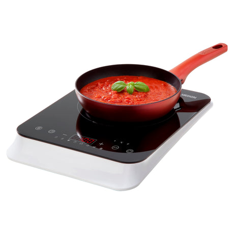 Plaque de cuisson a induction posable - MEDION - 1 feu - 2000 W - 29 x 38,5 x 6,3 cm - MD18490