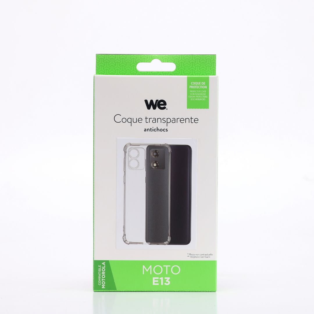WE Coque de protection TPU MOTOROLA MOTO E13 - REF ED