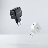 Chargeur secteur TooQ 1 port USB 12W (Noir)