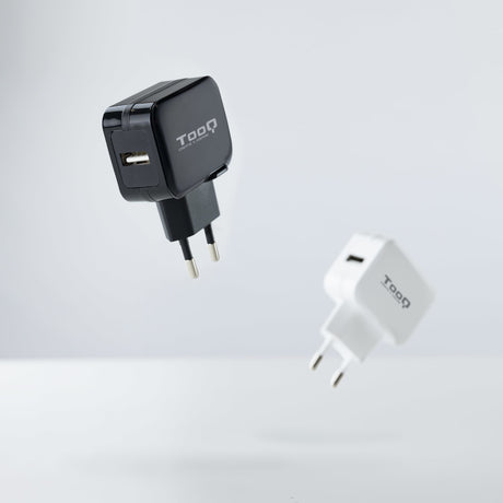 Chargeur secteur TooQ 1 port USB 12W (Noir)