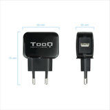 Chargeur secteur TooQ 1 port USB 12W (Noir)