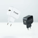 Chargeur secteur TooQ 1 port USB 12W (Blanc)
