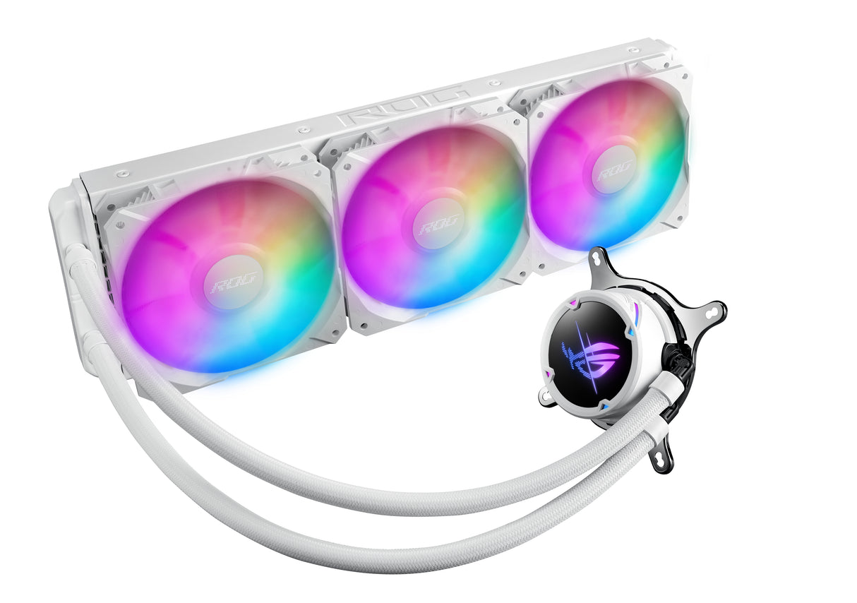 Kit Watercooling AIO Asus Rog Strix LC II ARGB - 360mm (Blanc)