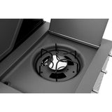 COOKING BOX Barbecue a gaz BRISBANE - Cuisine inox - 142x57x112 cm - Surface de cuisson : 70x42 cm - Gris