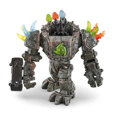 Master Robot et sa Mini Creature, coffret figurine robot de 20 pieces avec pieces mobiles et rotatives, jouet robot pour enfants