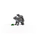 Figurine Maman et Bébé Koala, pour enfants des 3 ans,  13,6 x 5,8 x 19,2 cm -Schleich 42566 WILD LIFE