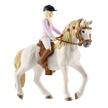 Caravane rencontres secretes, coffret schleich avec 1 cheval schleich inclus, coffret figurines pour enfants de 5 ans - schleich
