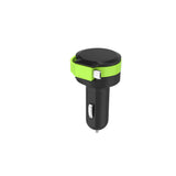 Charg voiture + c ble micro USB int Chargeur 2.4A - c ble 58cm C ble enroulé + 1