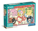 Puzzle 1000 pieces - Clementoni - Hello Kitty et ses Amis - Des 14 ans