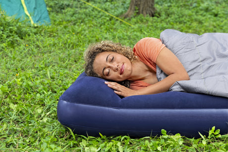 Matelas gonflable camping - BESTWAY - 1 place -185x76x22 cm avec pompe a pied intégrée