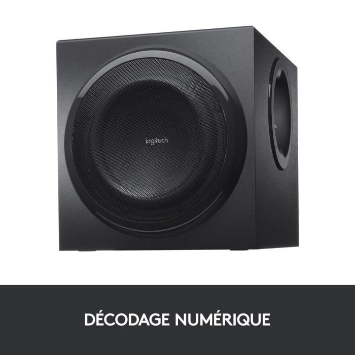 Enceinte PC - Filaire - Logitech - Z906 - Noir