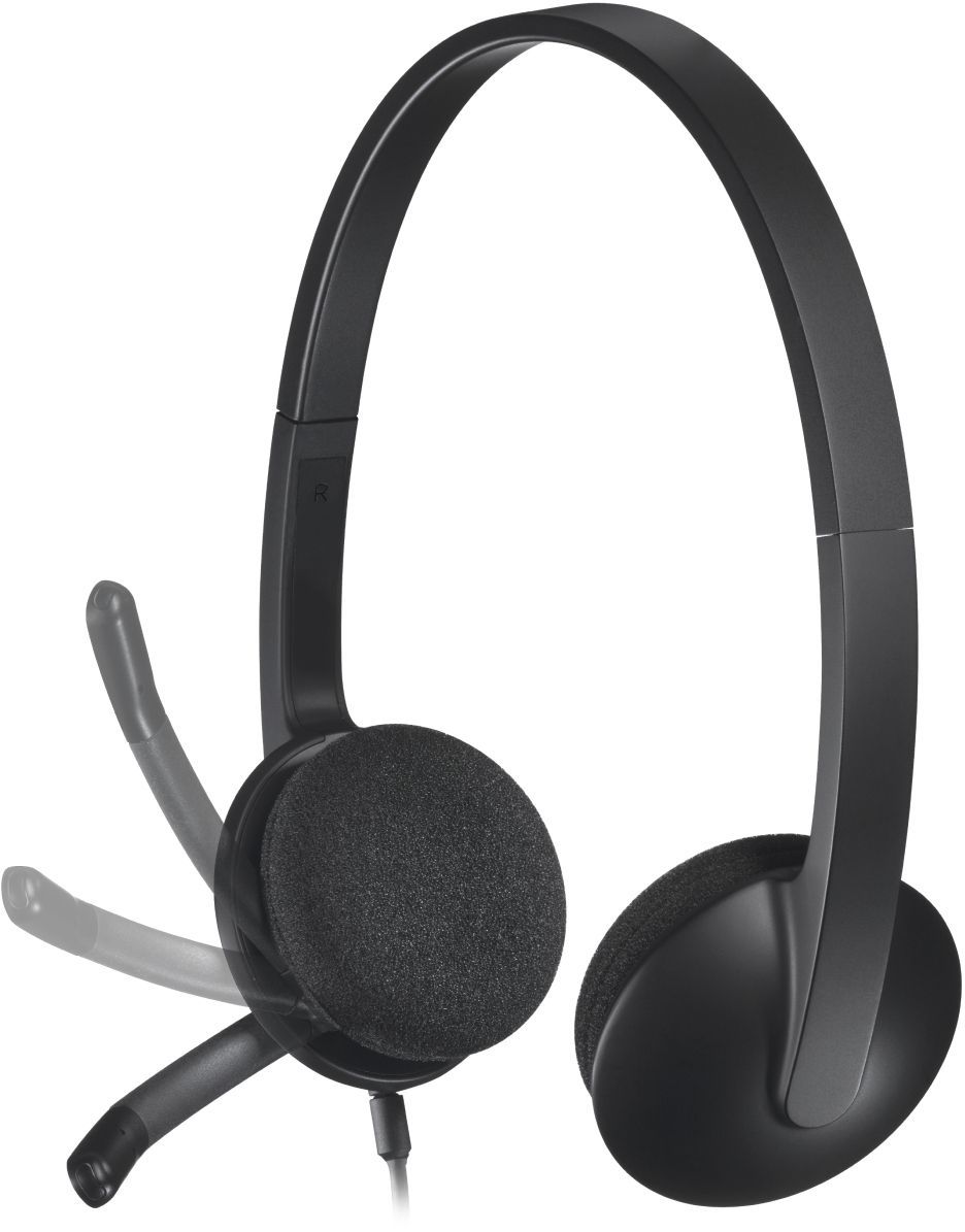 Casque - Filaire - Logitech - H340 - USB - Anti-parasite - Noir