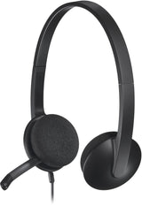 Casque - Filaire - Logitech - H340 - USB - Anti-parasite - Noir