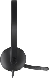 Casque - Filaire - Logitech - H340 - USB - Anti-parasite - Noir