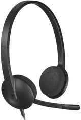 Casque - Filaire - Logitech - H340 - USB - Anti-parasite - Noir