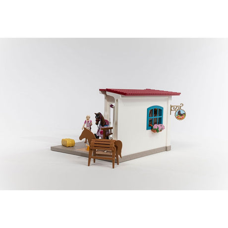 Boutique d'équitation pour chevaux schleich, Coffret schleich avec 67 éléments inclus dont 1 cheval schleich, coffret figurines