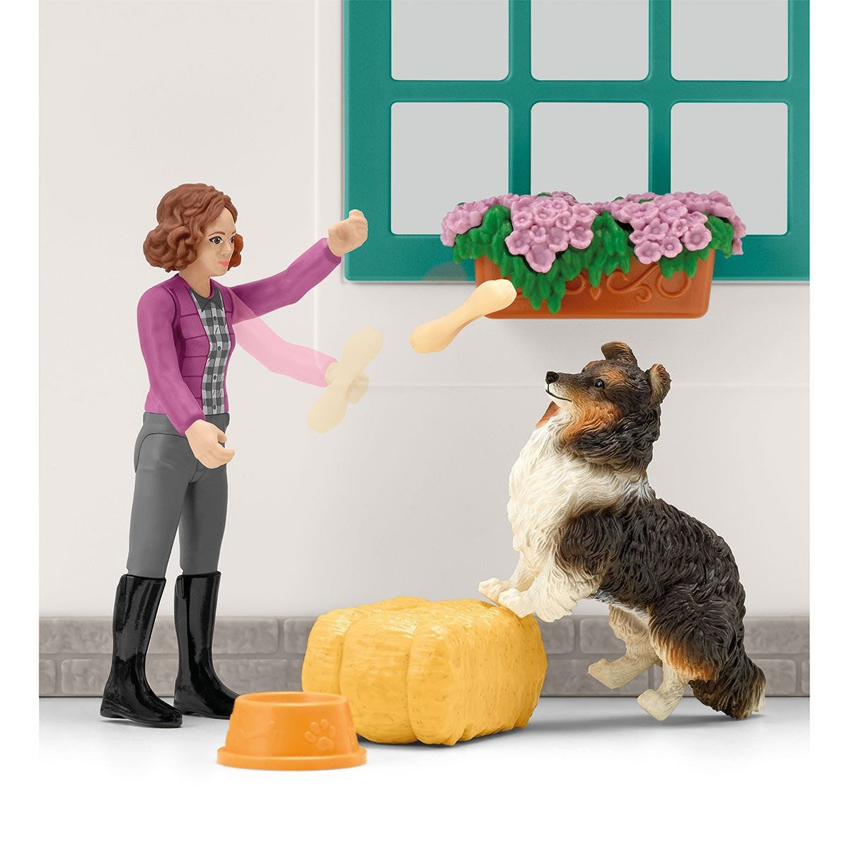 Boutique d'équitation pour chevaux schleich, Coffret schleich avec 67 éléments inclus dont 1 cheval schleich, coffret figurines