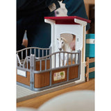 Box avec étalon Pur Sang anglais, Extension pour écurie schleich pour enfant, Schleich 42569 HORSE CLUB, des 5 ans