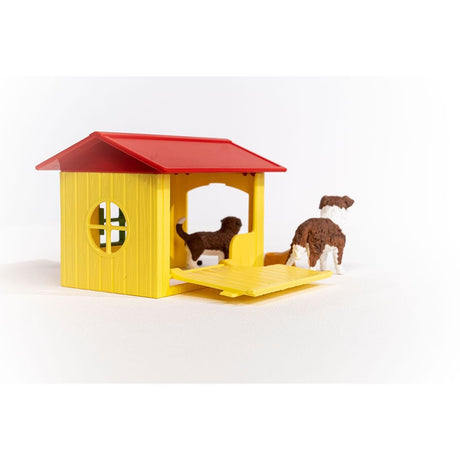 Figurine Niche pour Chien , pour enfants des 3 ans, coffret, 18,8 x 8,2 x 14,7 cm - Schleich 42573 FARM WORLD