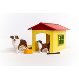 Figurine Niche pour Chien , pour enfants des 3 ans, coffret, 18,8 x 8,2 x 14,7 cm - Schleich 42573 FARM WORLD