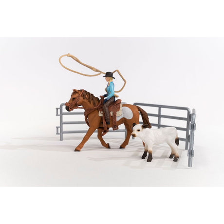 Coffret SCHLEICH - Equipe de Cowboy et leurs lassos - 42577 - Gamme Farm World
