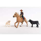 Coffret Aventures d'équitation Western, SCHLEICH 42578 Farm World, Animaux de la ferme, des 5 ans