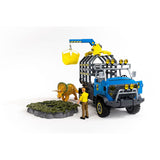 Mission de transport Dino, coffret de 43 pieces avec figurine tricératops et camion de transport, jouets dinosaures pour enfants