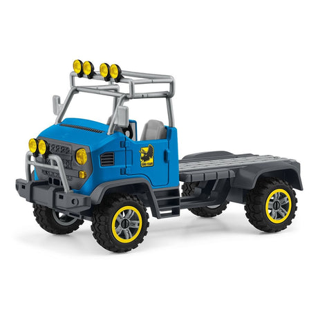 Mission de transport Dino, coffret de 43 pieces avec figurine tricératops et camion de transport, jouets dinosaures pour enfants