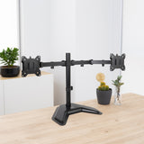 Support double-écran à poser Tooq DB1702TN 17"-32" (9kg max) (Noir)
