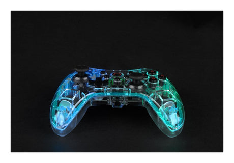 Konix - Manette sans fil Crystal Nintendo Switch, Switch OLED, PC et PS4