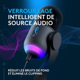 Microphone - Filaire - Logitech G - Yeti GX - Compatible PC et MAC - Noir