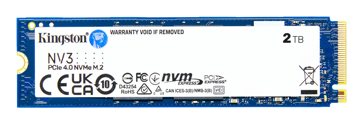 Disque SSD Kingston NV3 2To - NVMe M.2 Type 2280